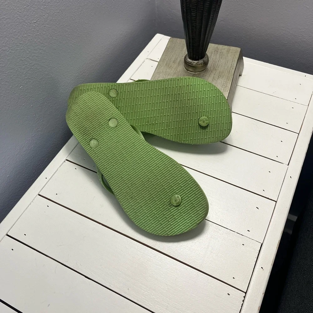 Havaianas Women's Lime Green Sandals - Picture 4 of 4